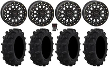 System 3 SB-6 Bdlk 15" Wheels Bk (6+1) 30" Mud XC Tires Renegade Outlander