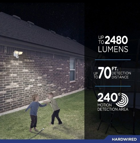Brown Enbrighten 240-Degree 2480 Lumen Outdoor LED Motion Security Light .....E2 - Picture 2 of 14