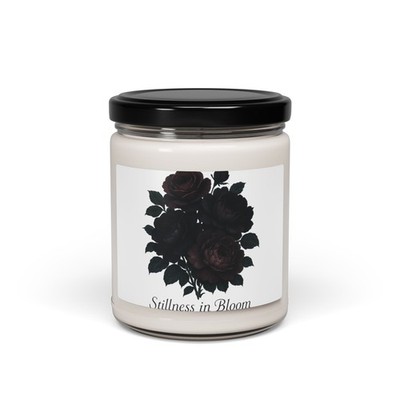 Dark Rose Bouquet Candle | Soy Candle, Stillness in Bloom