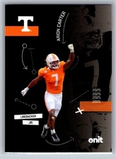 Arion Carter Silhouette Tennessee Volunteers 2025 Onit Football