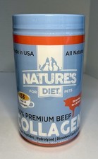 Nature's Diet for Pets All Natural Premium Beef Collagen 16 Ounce Made in USA