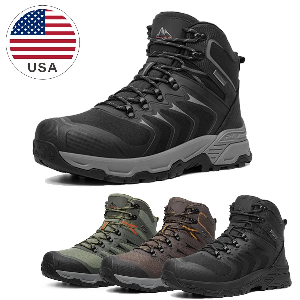 Men's Waterproof Hiking Boots Non-Slip Trekking Camping Ankle Boots
Opens in a new window or tab