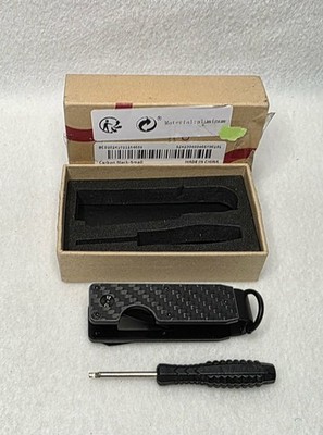Compact Key Organizer Carbon Fiber Black