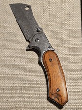 Cuchillo Plegable Damasco Buckshot Damasco 8' Estilo Cuchilla para Camping Supervivencia