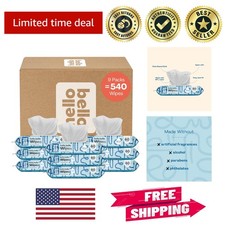 99 Water  Aloe Baby Wipes, Extra Gentle  Cruelty-Free - 540 Count Pack