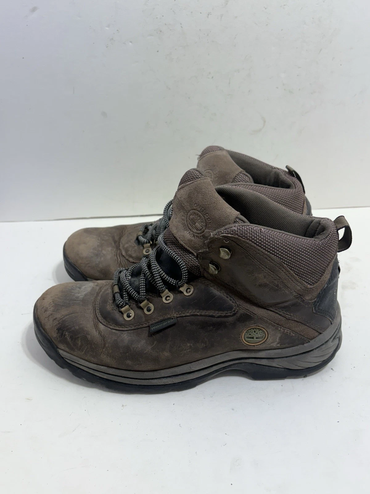 Timberland White Ledge Leather Hiking Boots Men 10 M Gorpcore Brown
Opens in a new window or tab