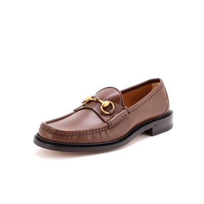 VTG GUCCI Tom Ford Era Brown Leather Horsebit 1953 Loafers EU43 US10 D Vintage Italian made 90 main image 4