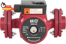 BACOENG 110V Flanges Hot Water Recirculating Pump, 3-Speed Switchable NTP 1" Cir