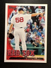 2010 Topps: MLB #183 Jonathan Papelbon/Boston Red Sox/P ⚾🐷⚾