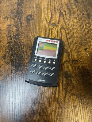 Vintage Poker Game Gakken Computer Electronic Made in Japan ~ Works