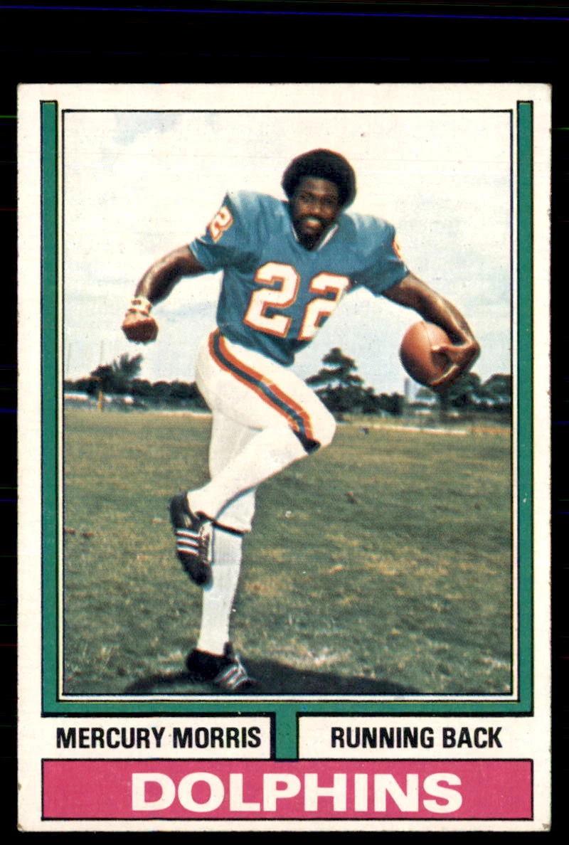 Mercury Morris trading card