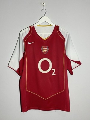 Nike #9 Reyes Arsenal London 2004-2006 Home Football Shirt Soccer