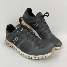 On Running Cloudflow 3.0 Rock Gray Rose Womens Running Shoes Sneakers Size 9.5