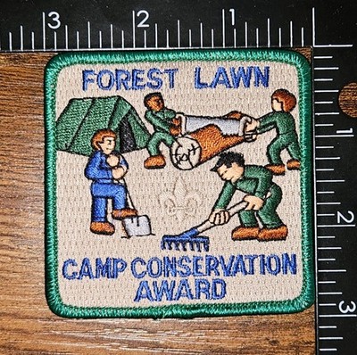 Forest Lawn Camp Conservation Award Boy Scout BSA Camp Patch