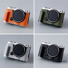 Grip Leather Half Case For Panasonic S9 Metal Camera Insert Handmade Milicase 