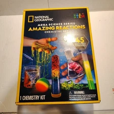 NATIONAL GEOGRAPHIC Mega Science Series: Amazing Reactions Chemistry Set