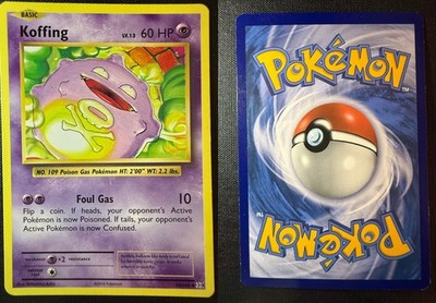 KOFFING 50/108 EVOLUTIONS REVERSE HOLO POKEMON NEAR MINT