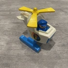 Vintage Fisher Price Little People Air Lift Helicopter 635 Pilot Cargo Carrier