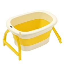 Baignoire avec Thermomètre Pliable pour Voyage, tout-Petits, Parents