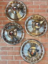 1963 Ford Galaxie 500 Fairlane Falcon Hubcaps Wheel Covers Spinners Caps Rare