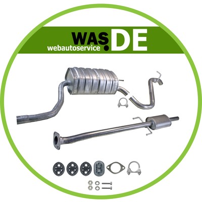 Auspuffanlage für KIA CEE`D 1.4/1.6, 5 Türen ab. Bj. 2006-, Auspuff, Montagesatz