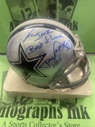 Tony Dorsett Autographed Dallas Cowboys Mini Helmet HOF Personalized Z4