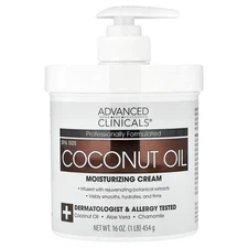 Coconut Oil Moisturizing Cream, 16 oz (454 g)