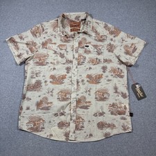 NWT Howler Bros Sz XL University Of Texas Longhorns H Bar B Pearl Snap Shirt 99