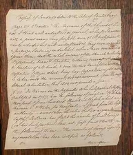 c.1790 HANDWRITTEN MANUSCRIPT ~ LETTER BISHOP LANDAFF ARCHBISHOP CHURCH FINANCES