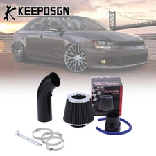 3'' Inch Car Cold Air Intake Filter System Dry Flow Hose Pipe Kit for VW Jetta
