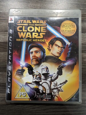 Star Wars The Clone Wars: Republic Heroes (Sony PlayStation 3, 2009) PS3 