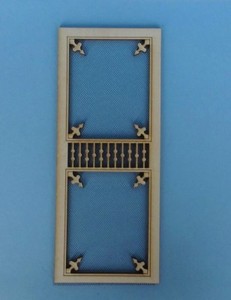 Dollhouse Miniature Delicate Wood Victorian Screen Door By Laser