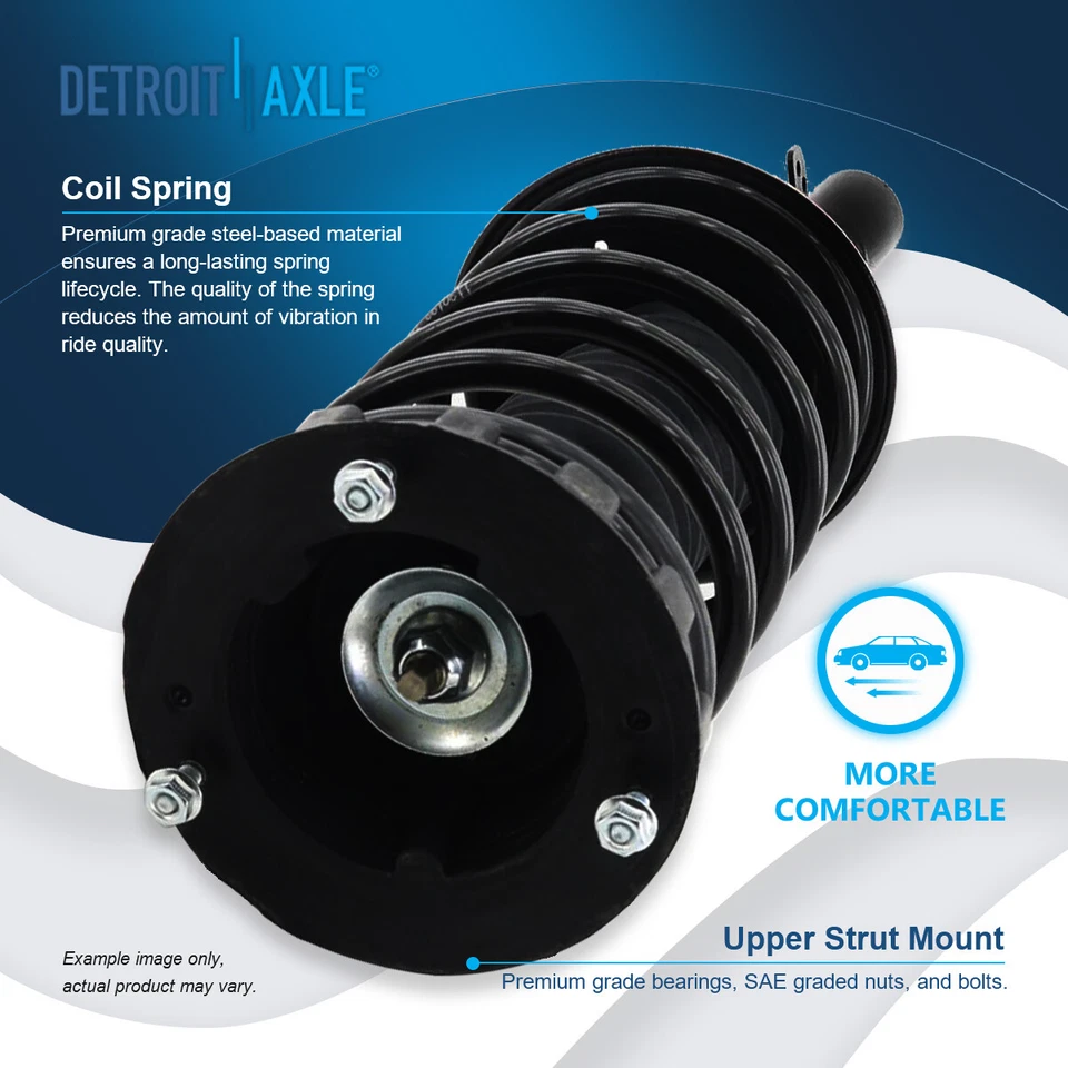 Front Rear Complete Strut Spring Assembly for Ford Taurus Mercury Sable Sedan - Image 3 of 4