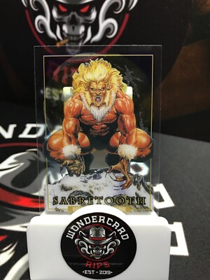 2024 UD SkyBox Marvel Masterpieces '92 Platinum - Clear Cut - SABRETOOTH #78 