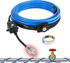 Pipe Heat Tape for Water Pipe Freeze Protection Constant Wattage 5W/FT