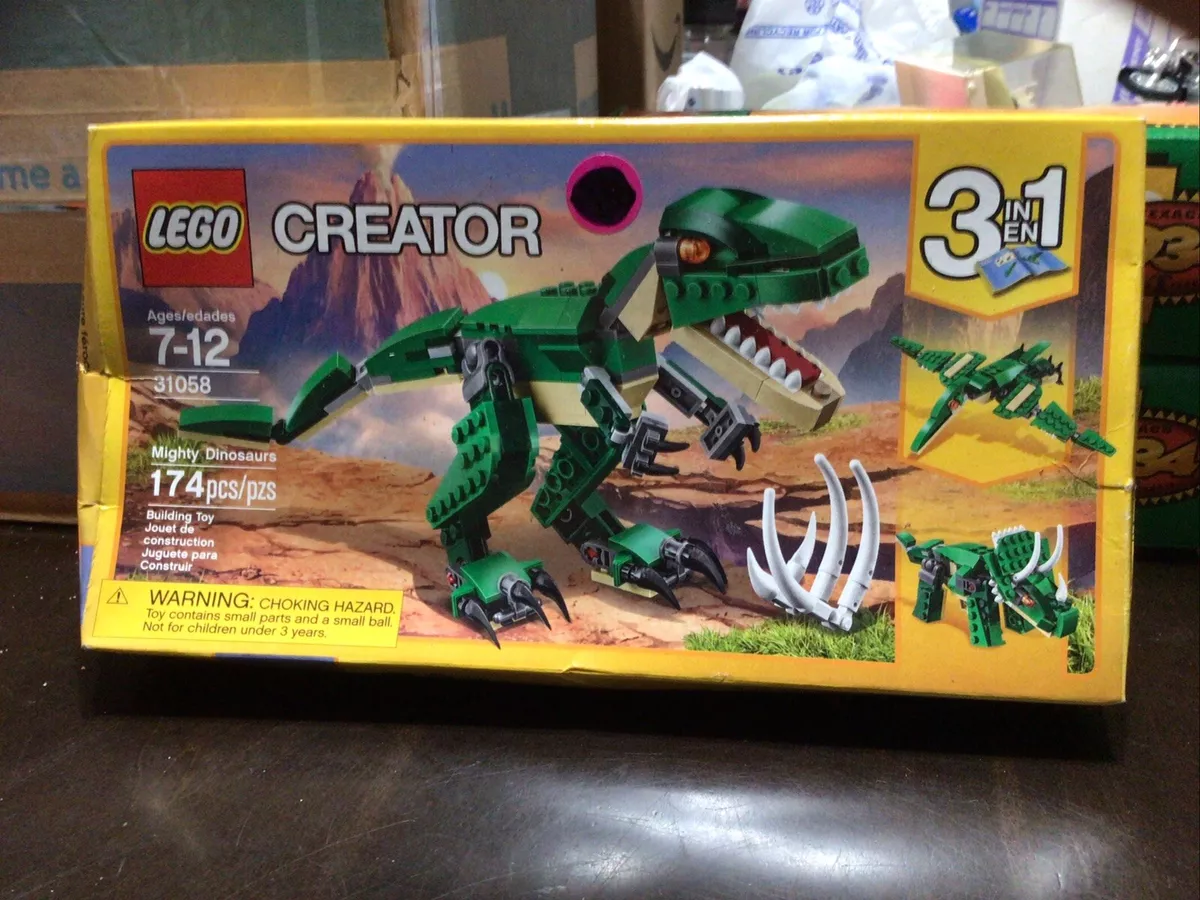 Lego creator mighty dinosaurs 31058 sales building kit