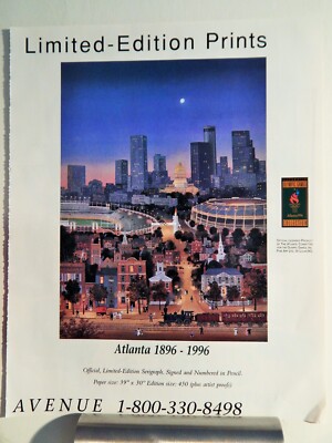 MICHEL DELACROIX ART PIECE VTG ORIG  1995 ADVERTISEMENT
