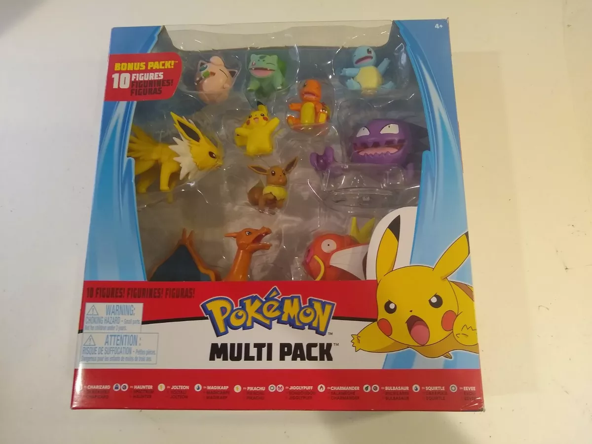 Pokemon - Multipack 10 Figuras Pokemon + 3 años