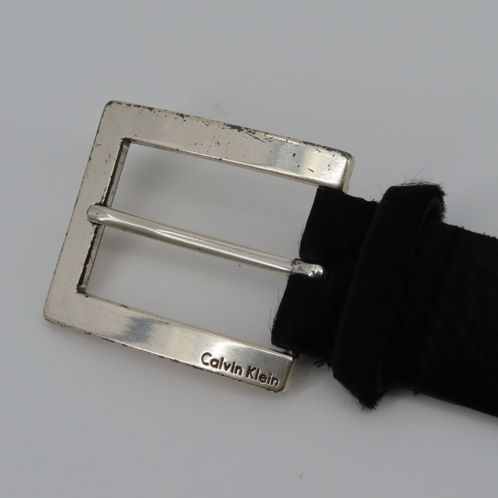 Calvin Klein Women Small Solid Black Genuine Leat… - image 2