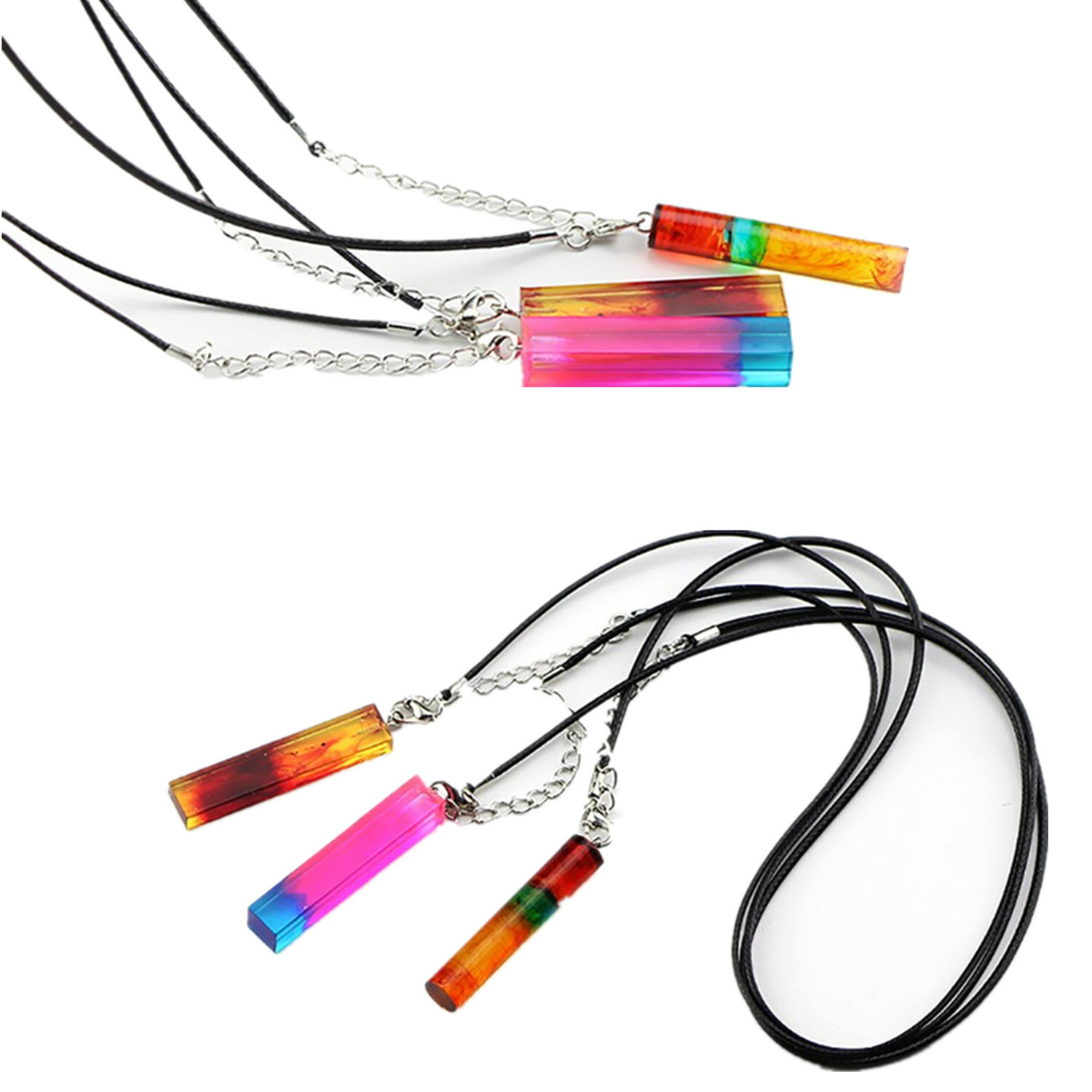 50X Leather Necklace Cord w/ Clasp 1.5mm Necklace Bracelet Jewelry