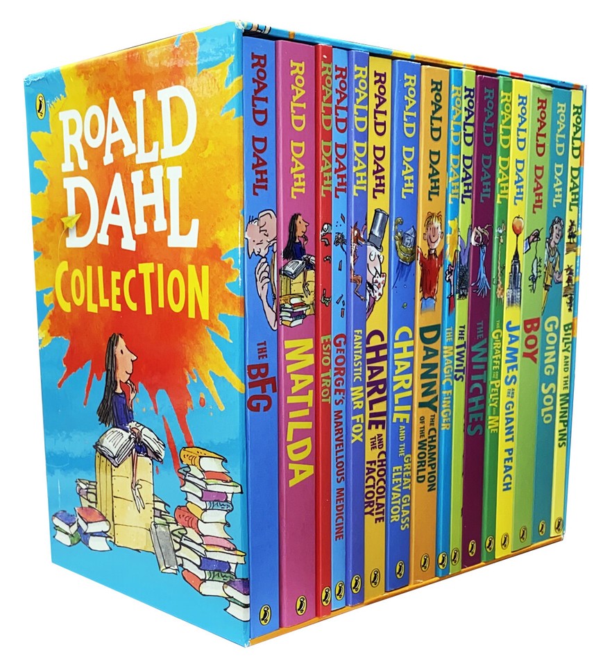 Roald Dahl Children's 16 Books Collection Box Set (ORIGINAL EDITION ...