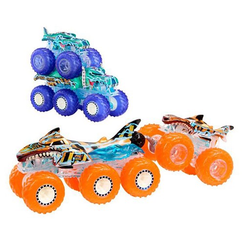 Hot Wheels - Monster Truck 1:64 Potencia Smashers Vagones & Big Rigs Multipack - Imagen 3 de 6