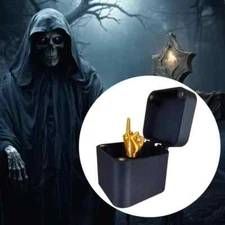 Middle Finger In A Box Creative Funny Decorative Crafts 3D Printing Prank