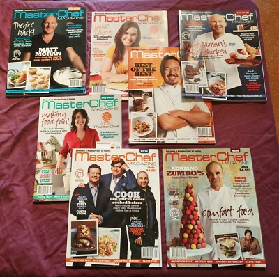 Master Chef Magazines x 7 Editions 1, 3-7, and 15. Very Good Used ...