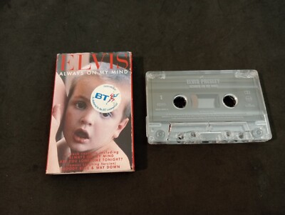ELVIS PRESLEY ALWAYS ON MY MIND 1997 SINGLE MC MUSIC TAPE RCA 74321485414