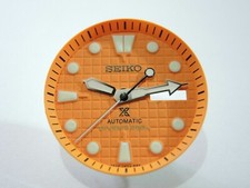 NEW ORANGE KING TURTLE WAFFLE Prospex DIAL,HANDS LARGE DIVERS SKX007 /NH36/ 4R36