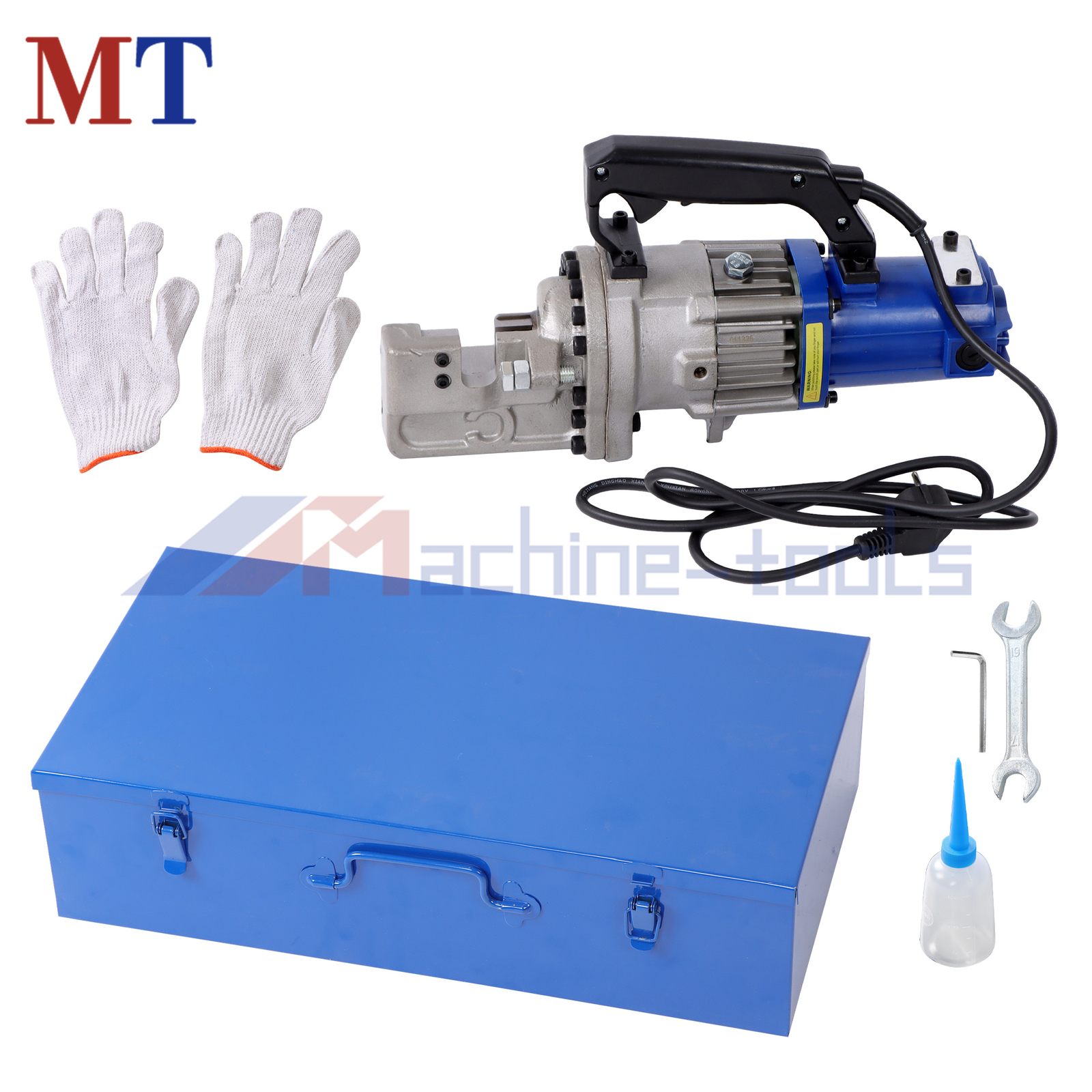 Heavy-Duty Rebar Cutter RC-22 1350W Motor 7/8'' Max Cut Metal Storage Box