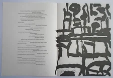 PHILIP GUSTON lithograph 1967 IN MEMORY OF MY FEELINGS Frank O'Hara MOMA 