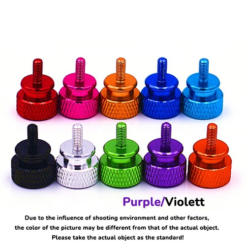 M6 Knurled Thumb Screws Aluminium Hand Grip Knob Bolts High Type - DIN 464 - Picture 12 of 13