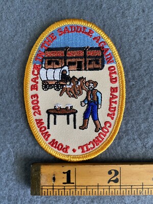 BSA OBC Old Baldy Council scout patch - Pow Wow 2003  B1